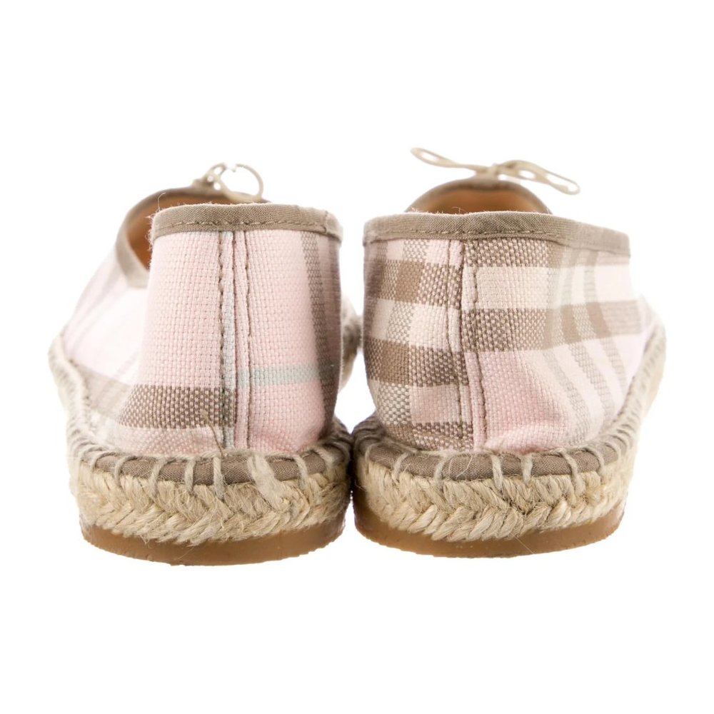 BURBERRY Canvas Printed Espadrilles- Size 9- Box included if wish - Picture 4 of 5